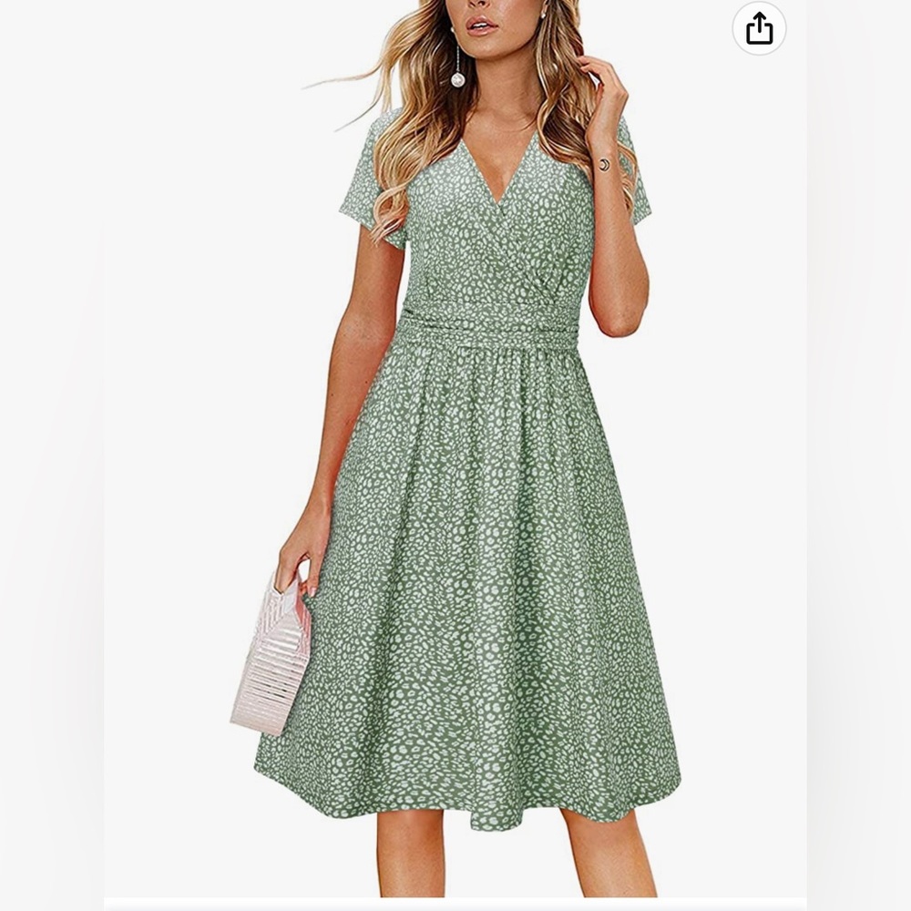 Green Dress with Pockets